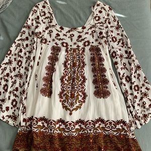 Free People Bell Sleeved Dress